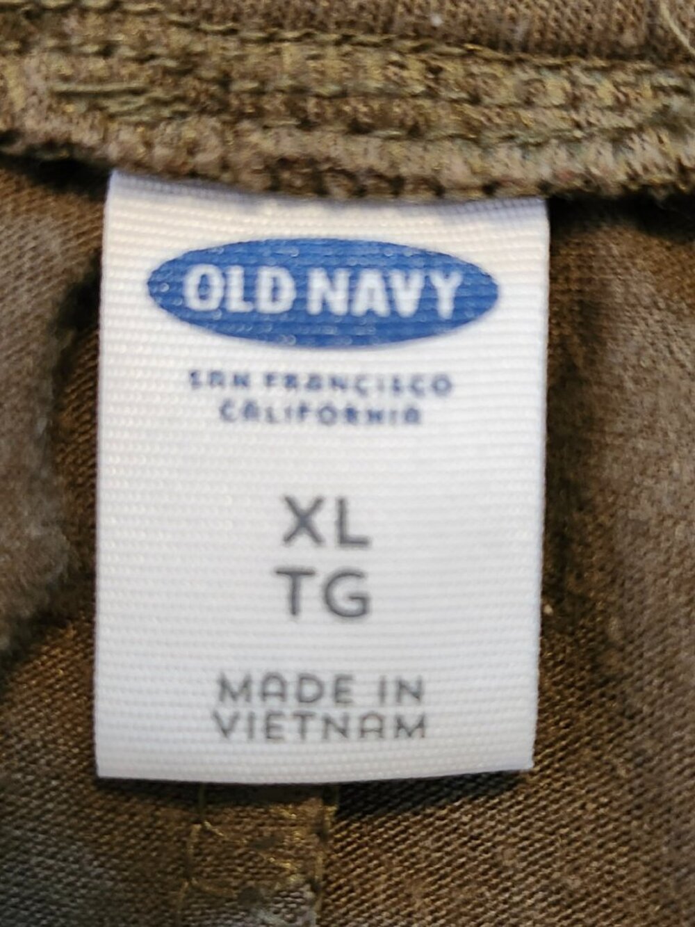 Old Navy Olive Green Diamond Print Soft Pull On Skirt Size XL - Picture 3 of 4